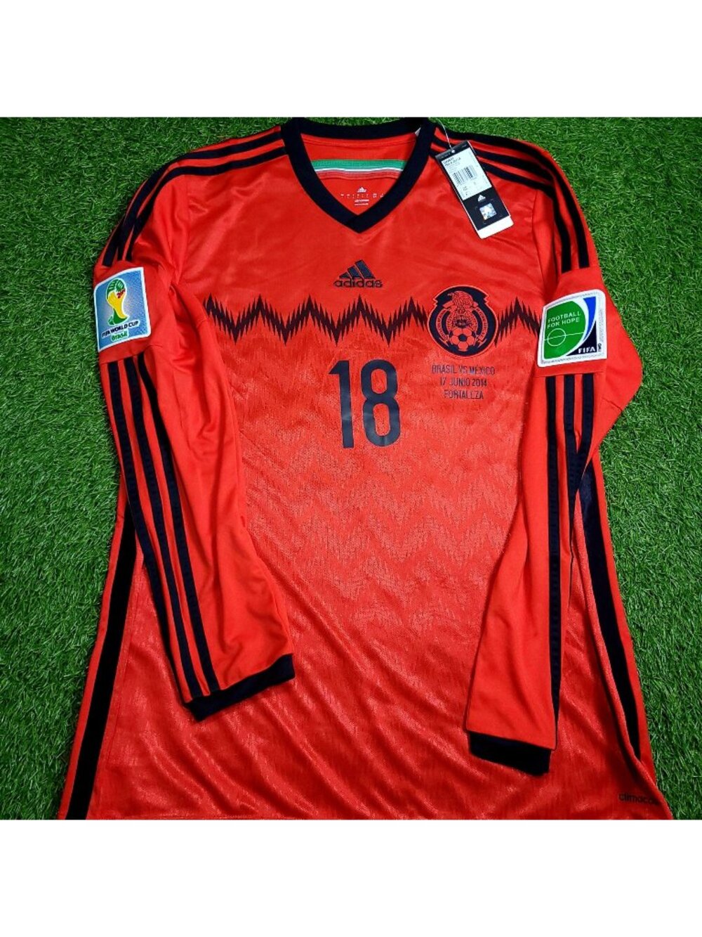 Guardado Mexico 2014 WORLD CUP Away Soccer Jersey BNWT L SKU# D83527